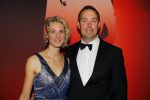 Amsterdam 15 december 2015
Sportgala/ sportverkiezing sportman en sportvrouw van het jaar in de Rai. Bart Bennema met partner