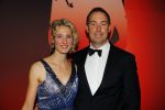 Amsterdam 15 december 2015
Sportgala/ sportverkiezing sportman en sportvrouw van het jaar in de Rai. Bart Bennema met partner