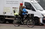 Amsterdam 6 januari 2016
Beertje v Beers met dochter op de fiets.