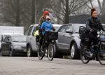 Amsterdam 6 januari 2016
Beertje v Beers met dochter op de fiets.