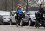 Amsterdam 6 januari 2016
Beertje v Beers met dochter op de fiets.