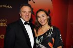 Amsterdam 15 december 2015
Sportgala/ sportverkiezing sportman en sportvrouw van het jaar in de Rai. Bibian Mendel met partner