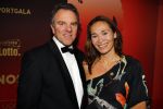Amsterdam 15 december 2015
Sportgala/ sportverkiezing sportman en sportvrouw van het jaar in de Rai. Bibian Mendel met partner