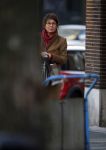 Amsterdam 4 december 2015
Carolien v d Bewrg op de fiets in Amsterdam
