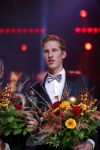 Amsterdam 15 december 2015
Sportgala/ sportverkiezing sportman en sportvrouw van het jaar in de Rai. Reinder Nummerdor met collega Christiaan Varenhorst