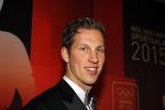 Amsterdam 15 december 2015
Sportgala/ sportverkiezing sportman en sportvrouw van het jaar in de Rai. Reinder Nummerdor met collega Christiaan Varenhorst