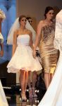 Amsterdam, 11 December 2015
Christie Bokma, vriendin van Rafael van der Vaart als model bij een modeshow van Monique Collignon op de Luxery Fair