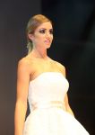 Amsterdam, 11 December 2015
Christie Bokma, vriendin van Rafael van der Vaart als model bij een modeshow van Monique Collignon op de Luxery Fair