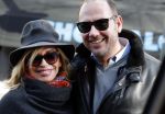 Amsterdam 28 november 2015 
Connie Breukhoven met vriend Eugene v Dun op de cornelis schuytstraat