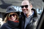 Amsterdam 28 november 2015 
Connie Breukhoven met vriend Eugene v Dun op de cornelis schuytstraat