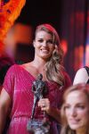 Amsterdam 15 december 2015
Sportgala/ sportverkiezing sportman en sportvrouw van het jaar in de Rai.
Dafne Schippers