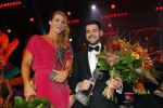 Amsterdam 15 december 2015
Sportgala/ sportverkiezing sportman en sportvrouw van het jaar in de Rai.
Dafne Schippers en Sjinkie Knegt