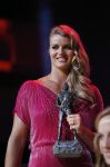 Amsterdam 15 december 2015
Sportgala/ sportverkiezing sportman en sportvrouw van het jaar in de Rai.
Dafne Schippers