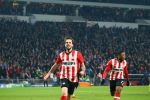 Eindhoven, 8 December 2015
laatste poulewedstrijd PSV-CSKA Moskou, eidnsatnd 2-1
PSV door naar de 1/8 finale
Davy Propper scoort de winnende treffer