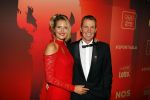 Amsterdam 15 december 2015
Sportgala/ sportverkiezing sportman en sportvrouw van het jaar in de Rai. Erik Dekker met zijn vrouw