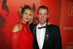 Amsterdam 15 december 2015
Sportgala/ sportverkiezing sportman en sportvrouw van het jaar in de Rai. Erik Dekker met zijn vrouw