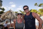 Curacao 31 december 2015 
Gerard Joling en Thomas Berge doen soundcheck voor hun optreden voor oud jaar op het strand van Lions dive. Gerard zijn moeder Jannie is ook aanwezig.