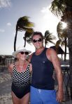 Curacao 31 december 2015 
Gerard Joling en Thomas Berge doen soundcheck voor hun optreden voor oud jaar op het strand van Lions dive. Gerard zijn moeder Jannie is ook aanwezig.