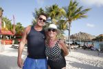 Curacao 31 december 2015 
Gerard Joling en Thomas Berge doen soundcheck voor hun optreden voor oud jaar op het strand van Lions dive. Gerard zijn moeder Jannie is ook aanwezig.