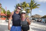 Curacao 31 december 2015 
Gerard Joling en Thomas Berge doen soundcheck voor hun optreden voor oud jaar op het strand van Lions dive. Gerard zijn moeder Jannie is ook aanwezig.