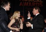 Utrecht 6 januari 2016
Uitreiking musical awards in het beatrixtheater. Ilse de Lange met Compagnon en Albert Verlinde