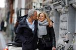 Amsterdam 10 januari 2016
Jaap Jongbloed met zijn nieuwe vriendin Paola Goldsteen.