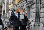 Amsterdam 10 januari 2016
Jaap Jongbloed met zijn nieuwe vriendin Paola Goldsteen.