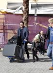 Curacao 25 december 2015
Jan Liza Fem en Emma Smit arriveren op Hato airport . Jan heeft op Curacao en Bonaire een optreden.