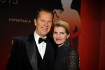 Amsterdam 15 december 2015
Sportgala/ sportverkiezing sportman en sportvrouw van het jaar in de Rai. 
Nederlands sportpresentatrice bij NOS Studio Sport. Ranomi Kromowidjojo met vriend Ferry WeertmanJan Willem Bruggenwirth en zijn vrouw Francis