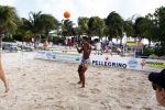Curacao, 27 December 2015
Jean Paul Boetius (FC Basel) samen met Kenny Tete (Ajax), Terence Kongolo (Feyenoord), Rodney Kongolo (Manchester City) en Jody Lukoki (SC Cambuur) op het strand aan het voetballen