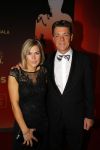 Amsterdam 15 december 2015
Sportgala/ sportverkiezing sportman en sportvrouw van het jaar in de Rai. 
Jeroen Dubbeldam met vrouw