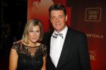 Amsterdam 15 december 2015
Sportgala/ sportverkiezing sportman en sportvrouw van het jaar in de Rai. 
Jeroen Dubbeldam met vrouw