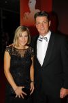 Amsterdam 15 december 2015
Sportgala/ sportverkiezing sportman en sportvrouw van het jaar in de Rai. 
Jeroen Dubbeldam met vrouw