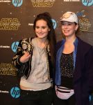 Amsterdam, 15 December 2015
Premiere Star Wars
Jill Schirnhofer  met vriendin