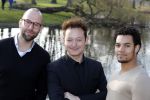 Amsterdam 15 december 2015 
Musical lunch tbv musical awards bij vondelpark CS. John ter Riet, Rop Verheijen, Mitch Wolterink