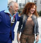Amsterdam 6 december 2015
Premiere Dummie de Mummie in theater Amsterdam.
Katja Schuurman en Hans Dagelet