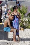 Curacao, 27 December 2015
Jean Paul Boetius (FC Basel) samen met Kenny Tete (Ajax), Terence Kongolo (Feyenoord), Rodney Kongolo (Manchester City) en Jody Lukoki (SC Cambuur) op het strand aan het voetballen