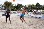 Curacao, 27 December 2015
Jean Paul Boetius (FC Basel) samen met Kenny Tete (Ajax), Terence Kongolo (Feyenoord), Rodney Kongolo (Manchester City) en Jody Lukoki (SC Cambuur) op het strand aan het voetballen