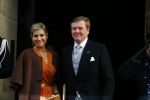 Amsterdam 13 januari 2016 
Prinses Beatrix en Koning Willem Alexander Koningin Maxima bij nieuwjaarsreceptie op het paleis op de dam.