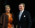 Amsterdam 13 januari 2016 
Prinses Beatrix en Koning Willem Alexander Koningin Maxima bij nieuwjaarsreceptie op het paleis op de dam.