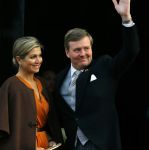 Amsterdam 13 januari 2016 
Prinses Beatrix en Koning Willem Alexander Koningin Maxima bij nieuwjaarsreceptie op het paleis op de dam.