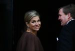 Amsterdam 13 januari 2016 
Prinses Beatrix en Koning Willem Alexander Koningin Maxima bij nieuwjaarsreceptie op het paleis op de dam.