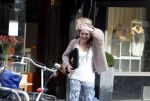 Amsterdam 13 januari 2016
Lauren Verster met haar nieuwe vriend cameraman Jasper Diepeveen.