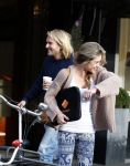 Amsterdam 13 januari 2016
Lauren Verster met haar nieuwe vriend cameraman Jasper Diepeveen.