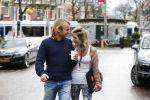 Amsterdam 13 januari 2016
Lauren Verster met haar nieuwe vriend cameraman Jasper Diepeveen.