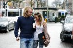 Amsterdam 13 januari 2016
Lauren Verster met haar nieuwe vriend cameraman Jasper Diepeveen.