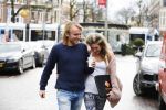 Amsterdam 13 januari 2016
Lauren Verster met haar nieuwe vriend cameraman Jasper Diepeveen.