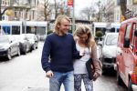 Amsterdam 13 januari 2016
Lauren Verster met haar nieuwe vriend cameraman Jasper Diepeveen.