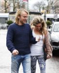Amsterdam 13 januari 2016
Lauren Verster met haar nieuwe vriend cameraman Jasper Diepeveen.