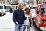 Amsterdam 13 januari 2016
Lauren Verster met haar nieuwe vriend cameraman Jasper Diepeveen.